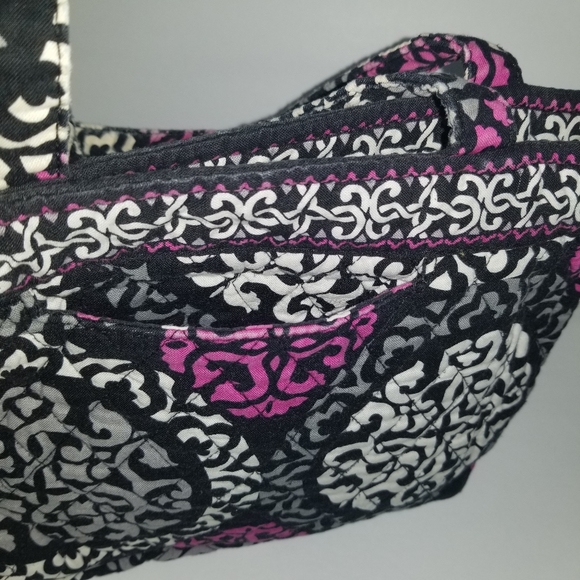 Vera Bradley megenta floral satchel/handbag - Picture 3 of 11